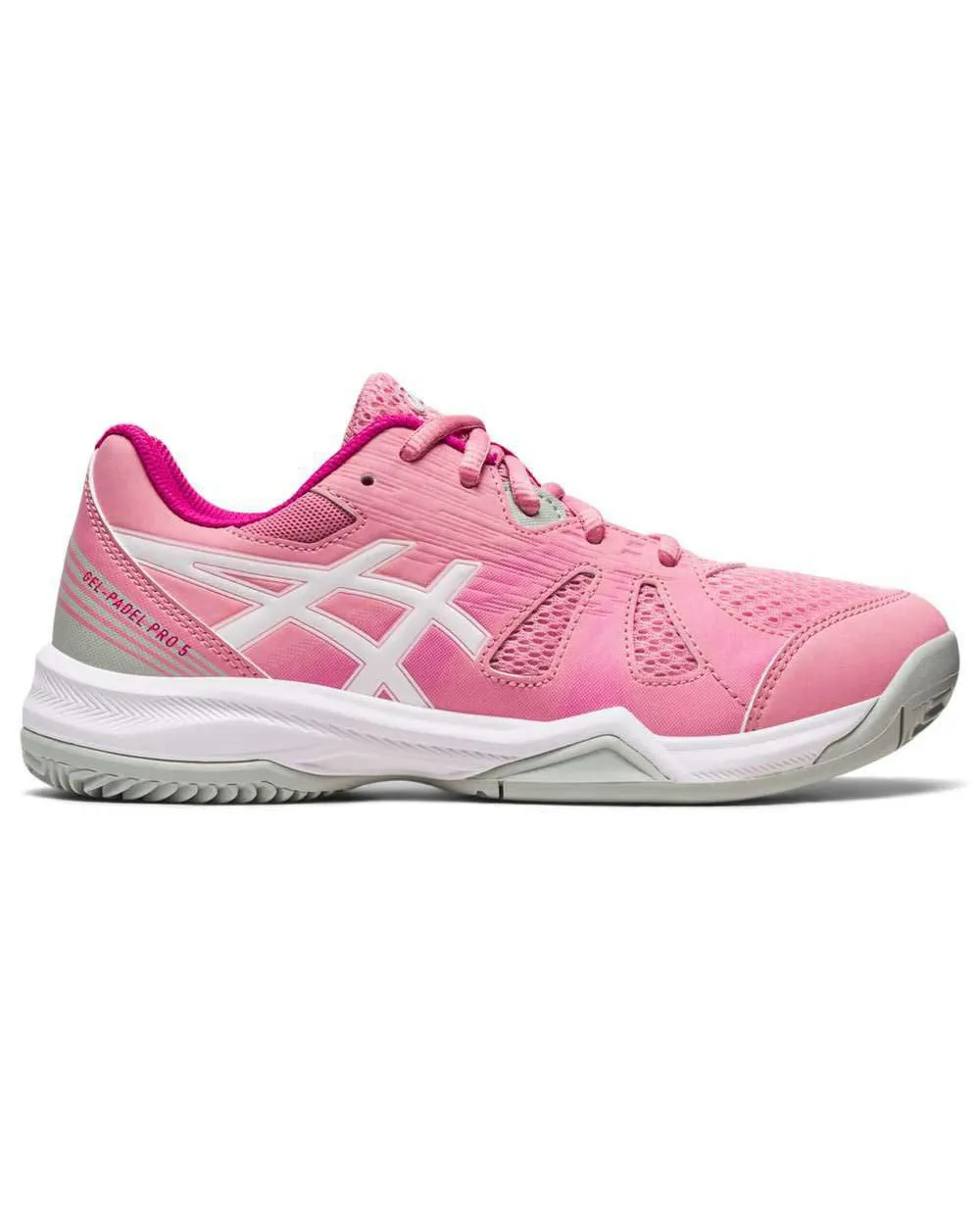 ASICS - Scarpa da padel rosa con ammortizzazione in GEL, numerata 35,5/40 - GEL PADEL PRO 5 GS                                  