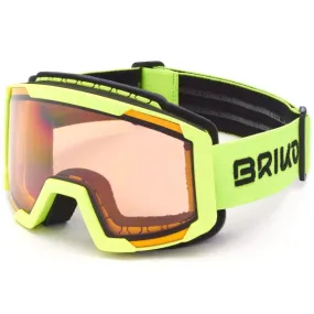 BRIKO LAVA FIS P1 2002JE0-935 MATT YELLOW FLUO maschra sci lente pink chiara
