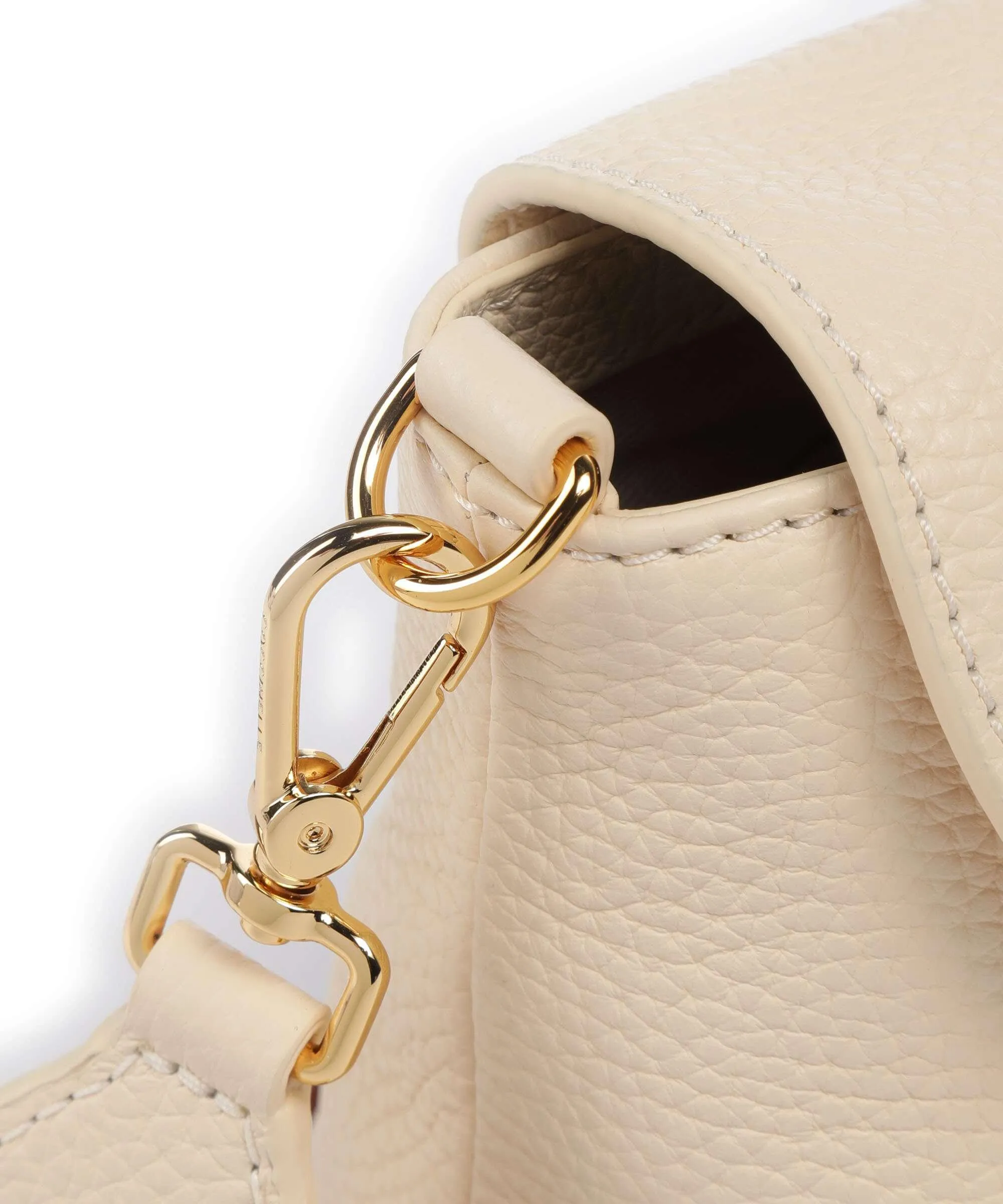  Coccinelle Ban Borsa a tracolla pelle di vacchetta grana avorio  