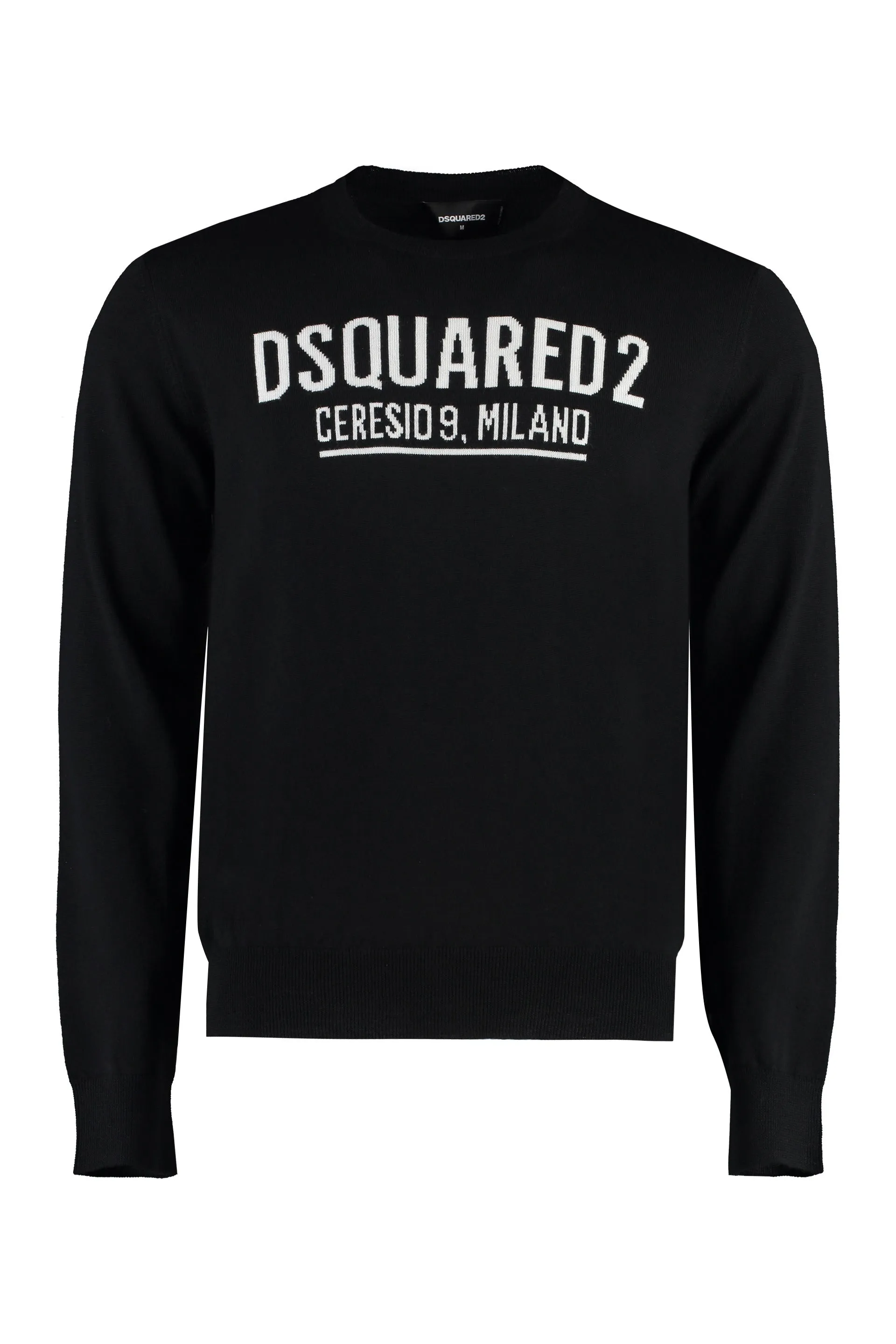 Dsquared2 Maglione girocollo in lana vergine