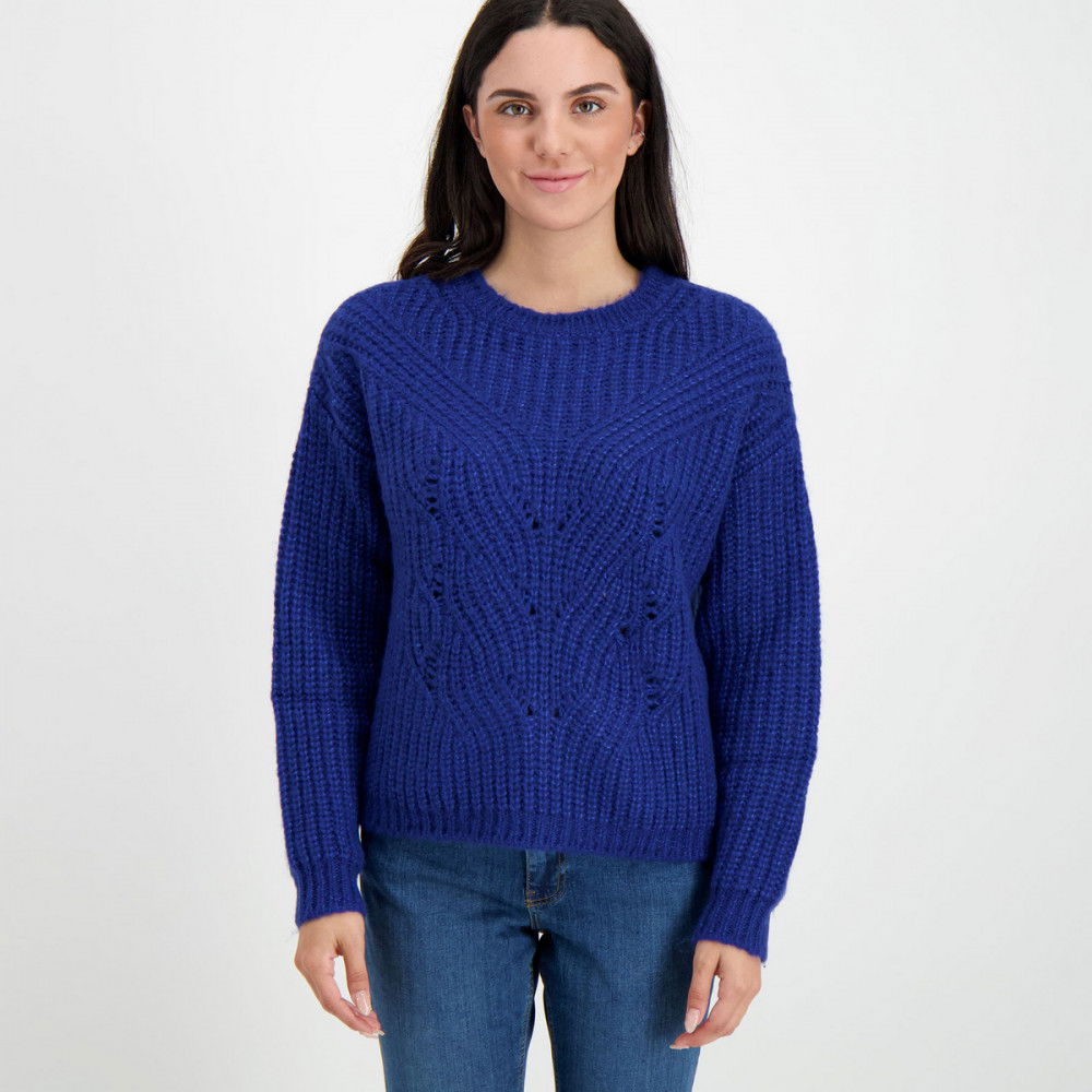 EMME MARELLA MAGLIONE COSTA MIX LUREX GLOOSY WOOL DONNA