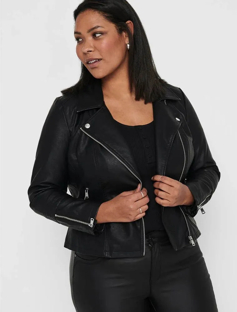 Giubbino Ecopelle Carmakoma - Black