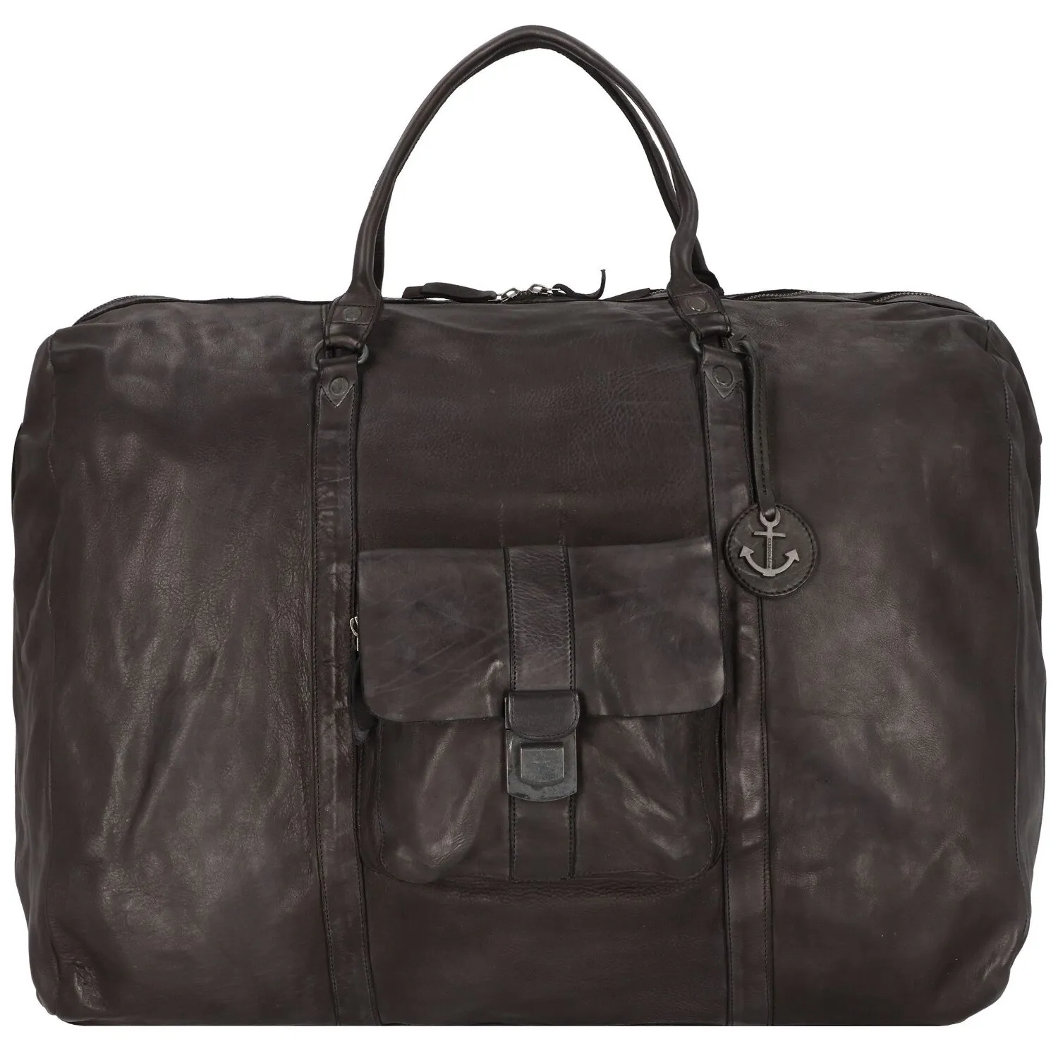 Harbour 2nd Borsa da viaggio Cool Casual Big Boy Weekender in pelle 65 cm