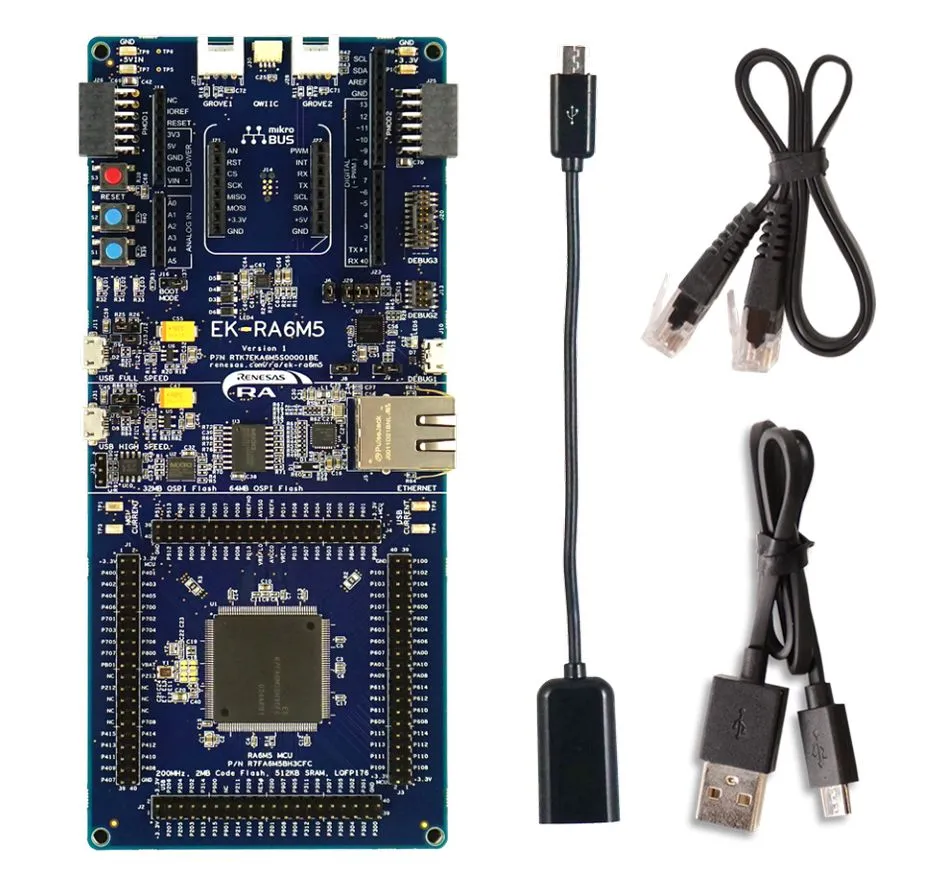 Kit di valutazione Evaluation Kit for RA6M5 Renesas Electronics, CPU ARM Cortex