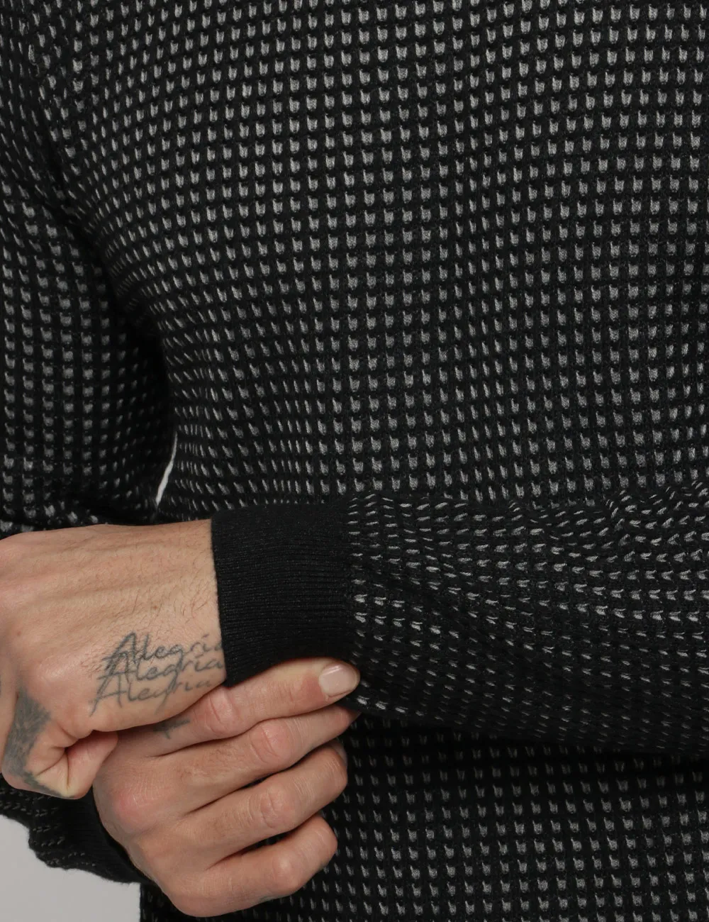 Maglione Fred Mello nero/grigio