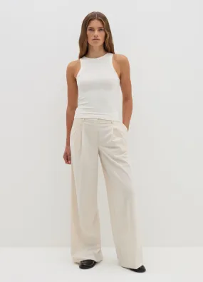 Pantalone slouchy fit con pinces