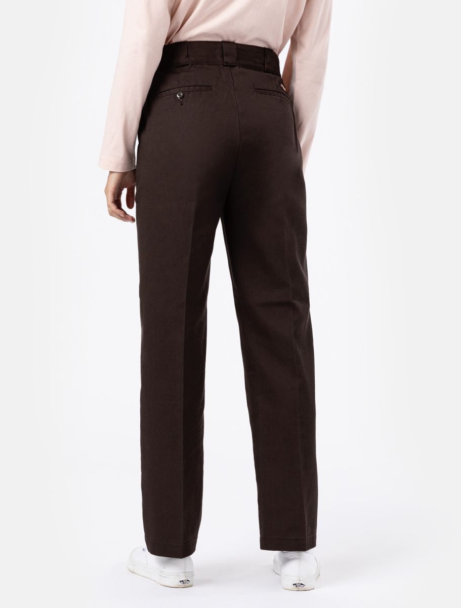 PANTALONI Donna DICKIES ELIZAVILLE DK0A4XKB DBX DARK BROWN