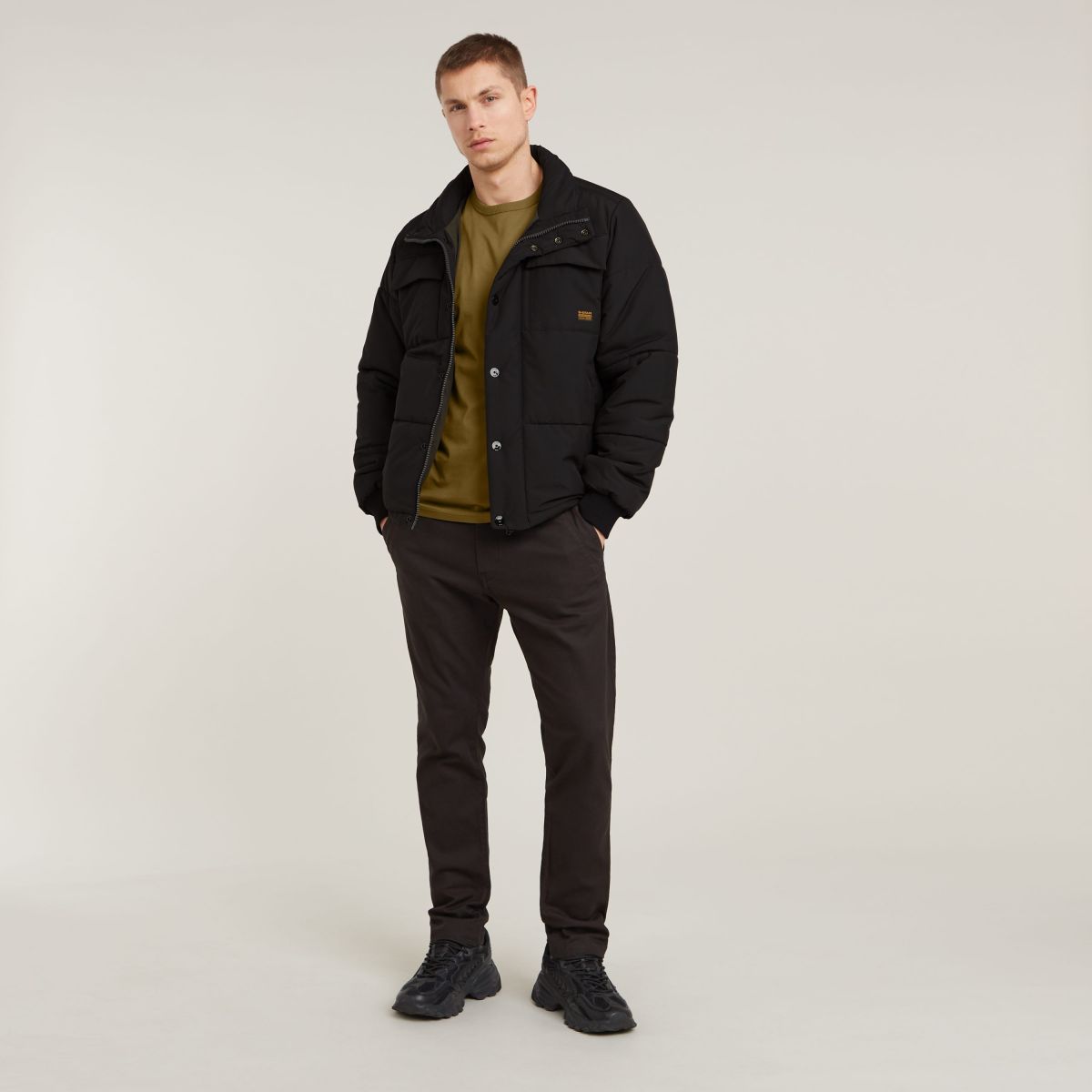 PANTALONI Uomo G-STAR D21038-D305 BRONSON 2.0 CHINO 6484 BLACK L.30