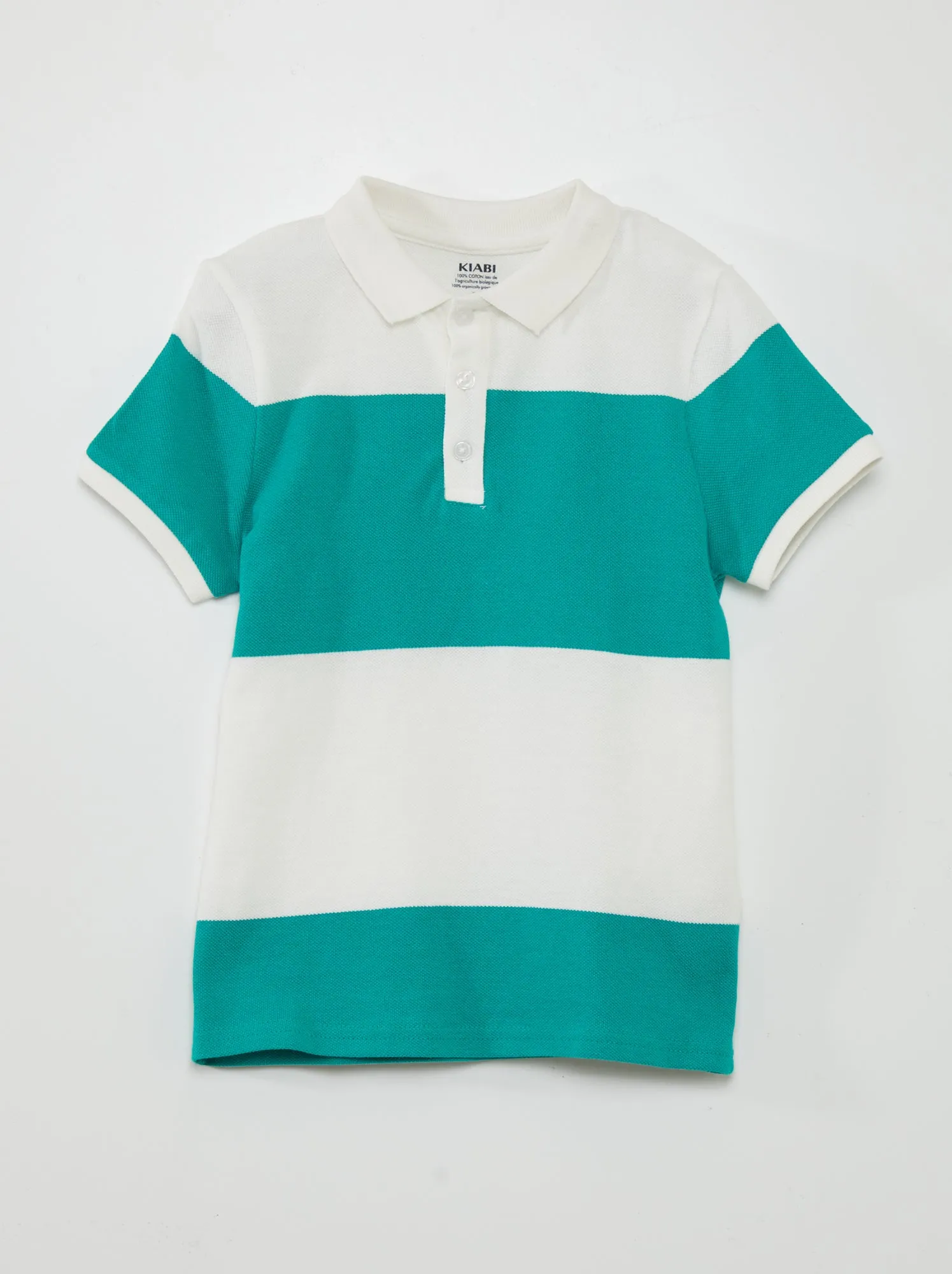 Polo a righe - VERDE