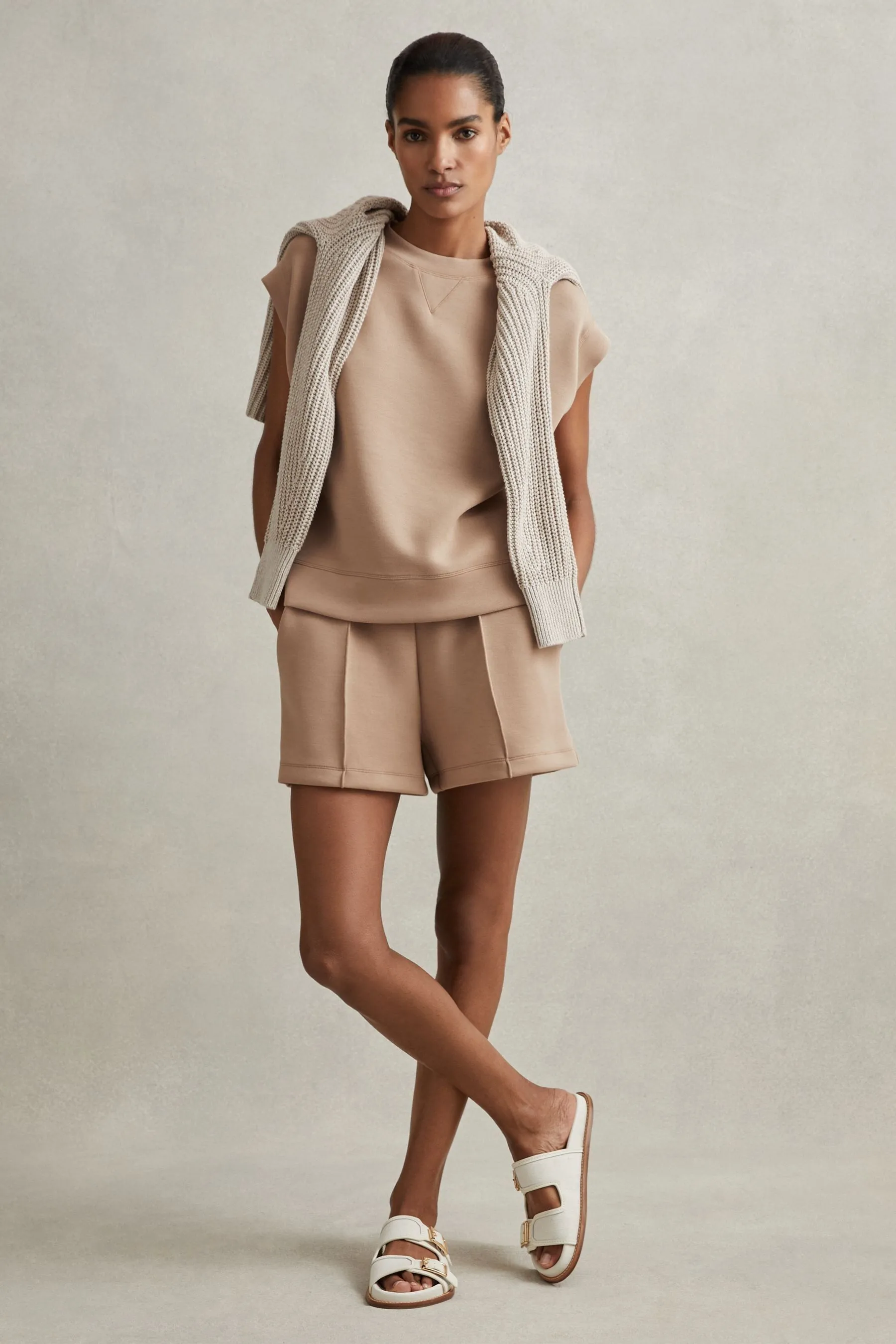 Reiss - Joanna - Felpa in Blend in modal in coordinato    