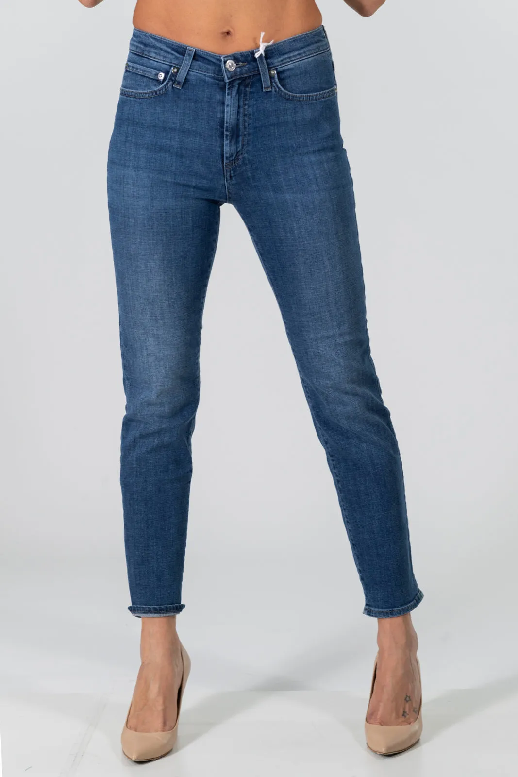  Roy Roger's Jeans Roy Rogers flohigh woman soft denim stretch pattala  