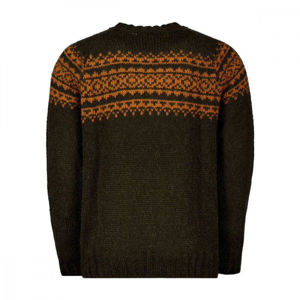 ROY ROGERS MAGLIONE GIROCOLLO MIX MOHAIR BRUSCED  YOKE