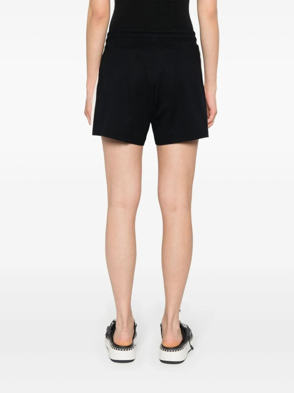 Shorts sportivi a righe in blu - donna
