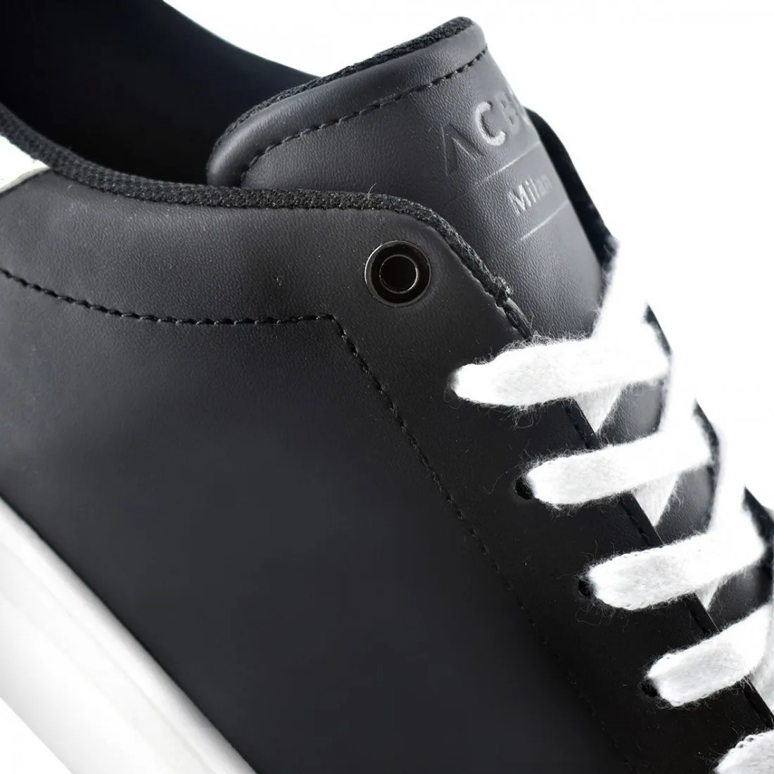 Sneaker vegana ACBC BioMilan nera in materiali riciclati