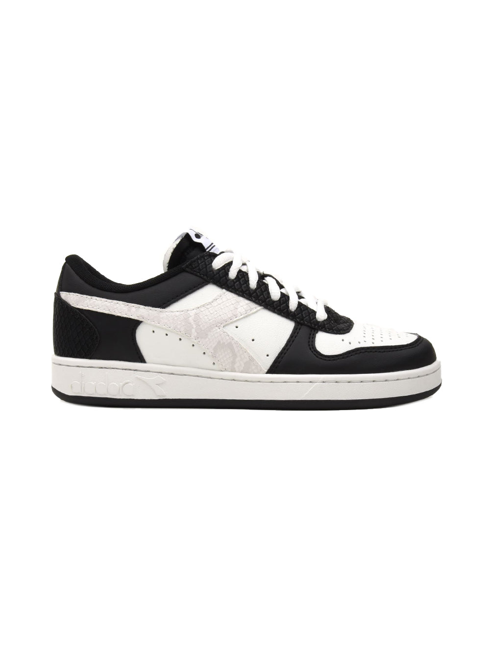 Sneakers Donna Low Reptile WN Nero