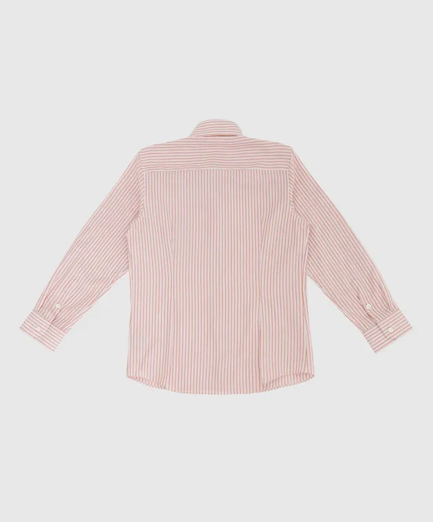 Stefano Ricci Maglietta a righe arancioni per bambini YC003191LJ1707